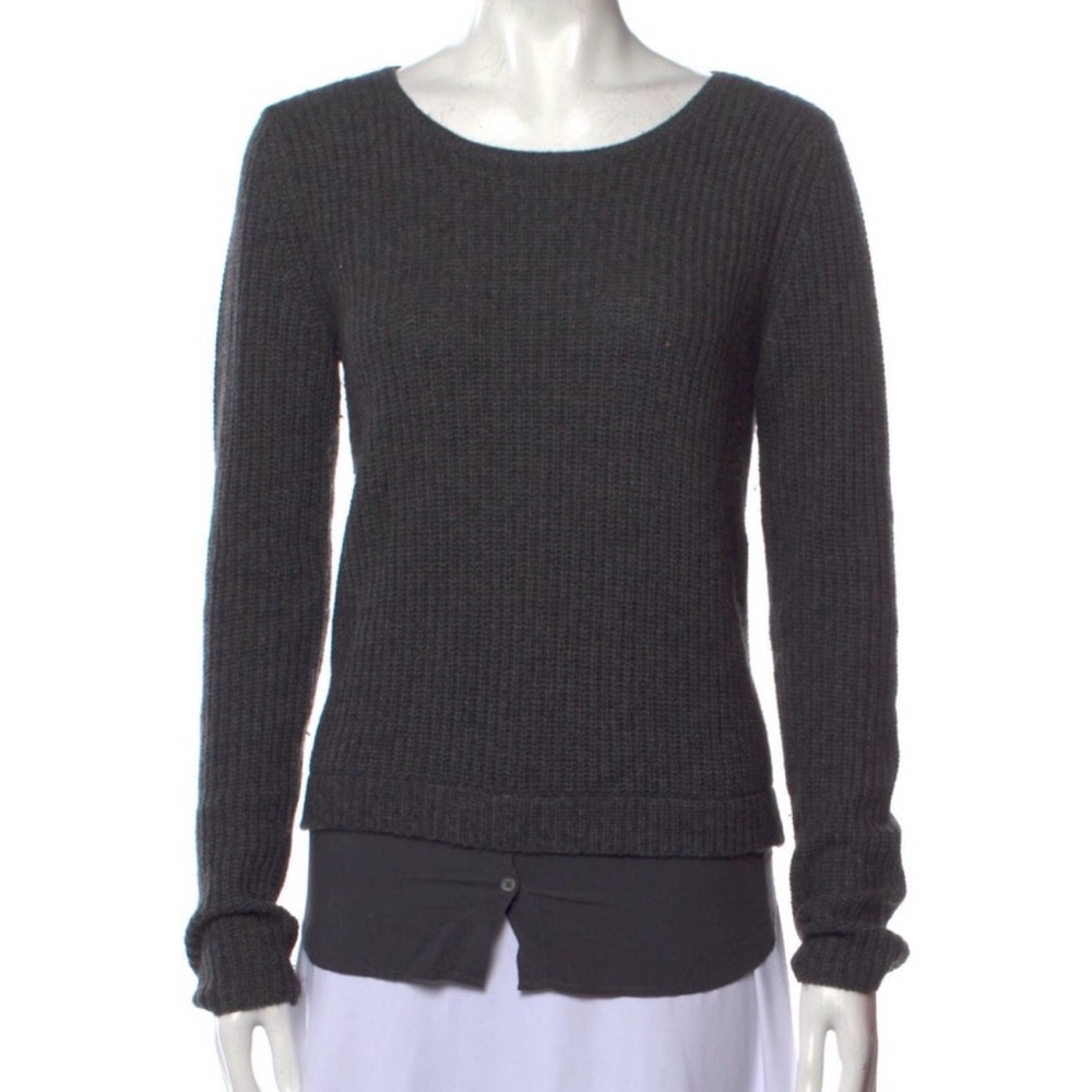 Joie Charcoal Crew Neck Sweater